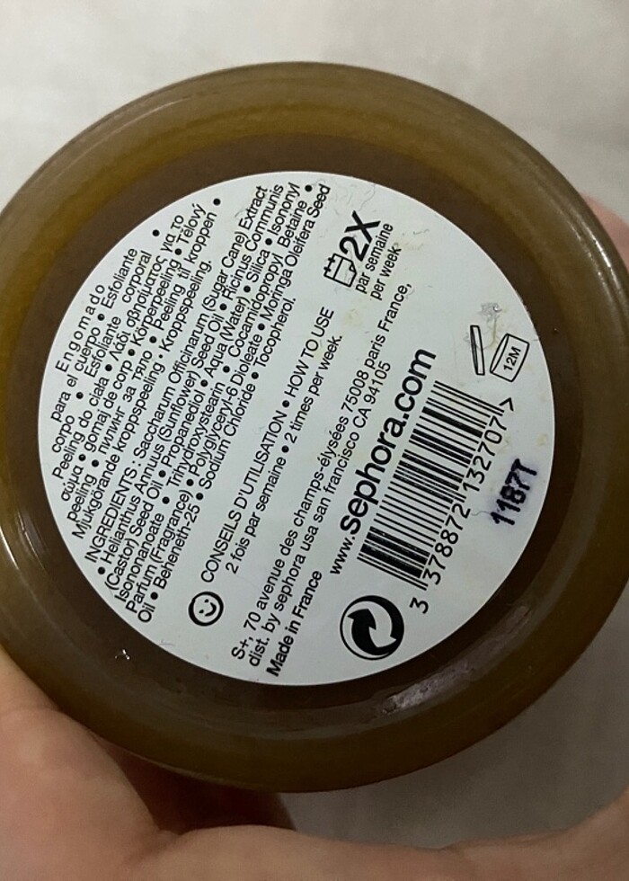 Sephora Body Scrub Peeling - Görsel 5