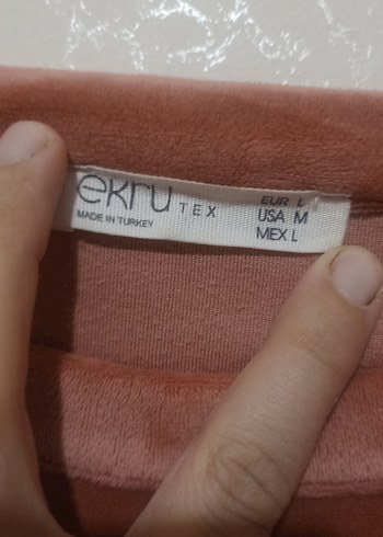 LC Waikiki Bej Süet Salaş Hamile Bluzu, Uzun Kollu