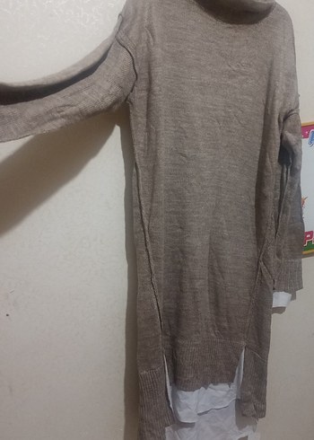 LC Waikiki Bej Uzun Kollu Triko Kadın Kazak