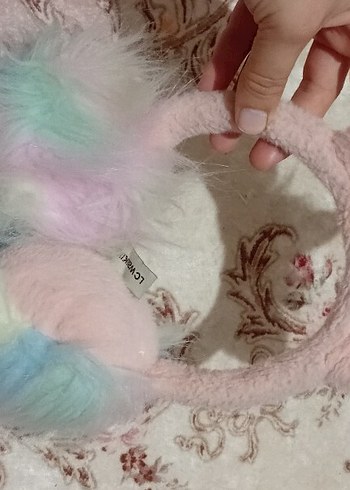 Bohem Tarzı Yünlü Renkli Peluş Terlik - Görsel 2