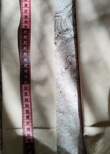 Bej Kadın Süet Kemerli Fular - Görsel 8