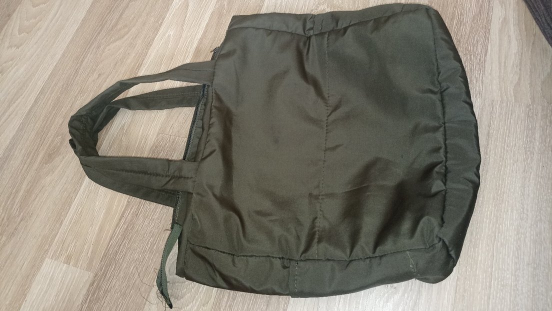 Gri Yeşil Fermuarlı Kadın Omuz Çantası - Görsel 2