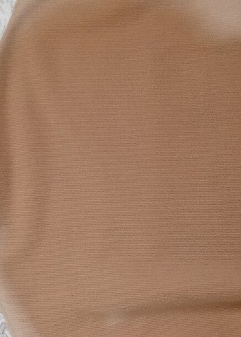 Bej Kadın Oversize Triko Kazak - Görsel 2