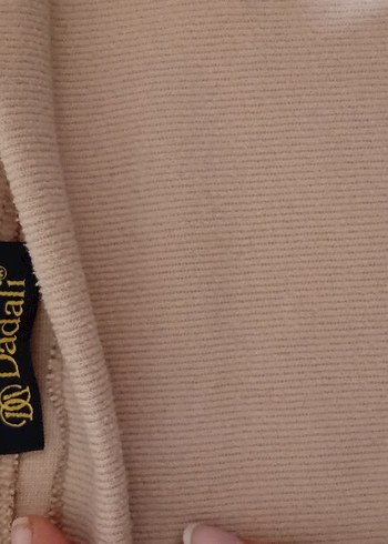 Bej Kadın Oversize Triko Kazak - Görsel 3