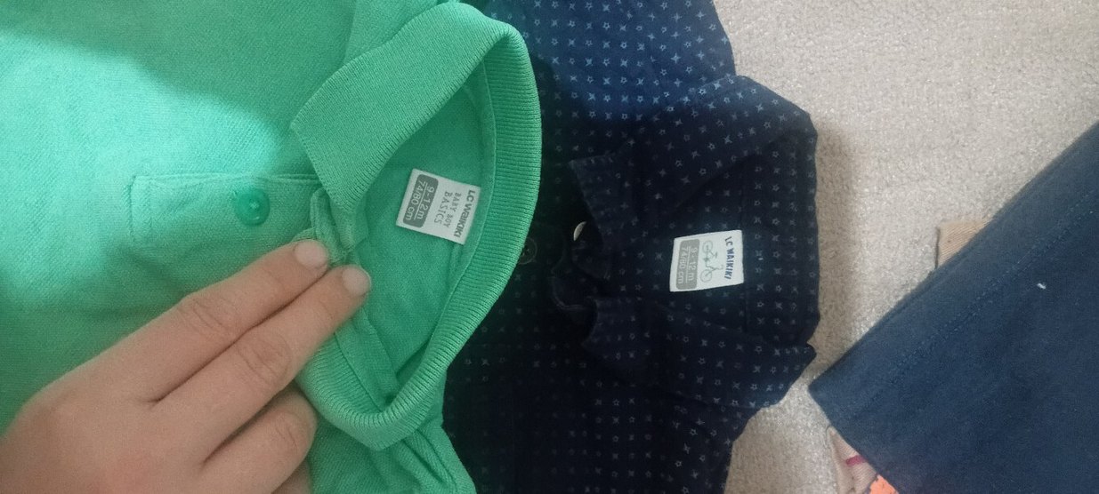 Erkek Çocuk Yeşil Polo Tişört - Görsel 2