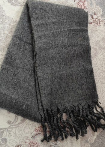 Gri Uzun Erkek Atkı - Görsel 2