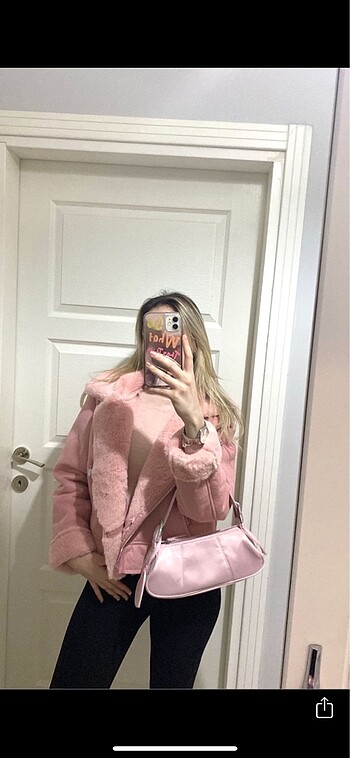 Stradivarius suni deri ceket