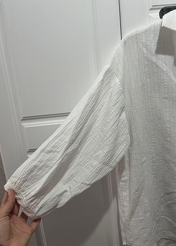 yazlık keten gömlek - Görsel 3