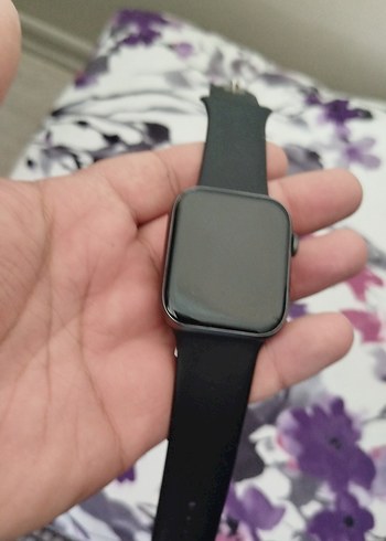 Çok Renkli Ekranlı Koyu Renk Akıllı Saat tertemiz - Görsel 3