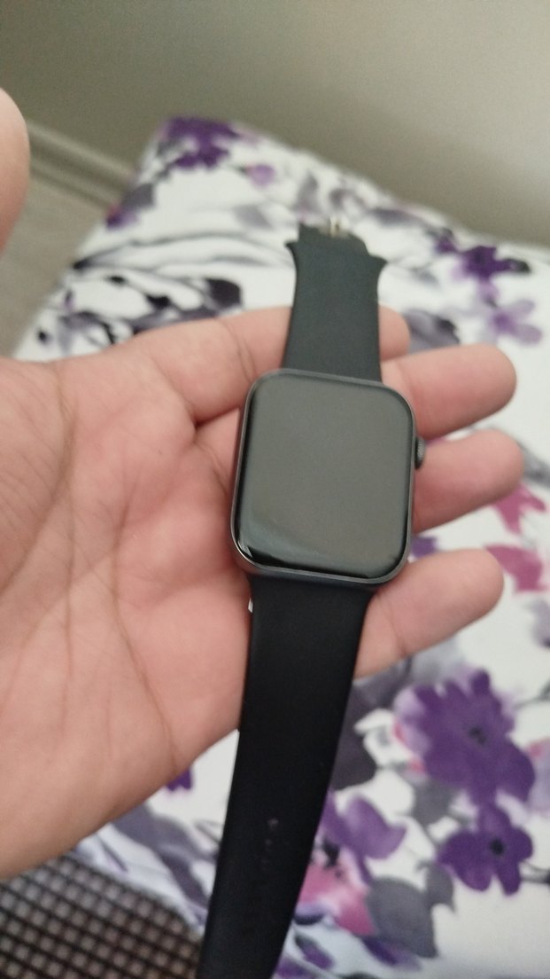 Çok Renkli Ekranlı Koyu Renk Akıllı Saat tertemiz - Görsel 3