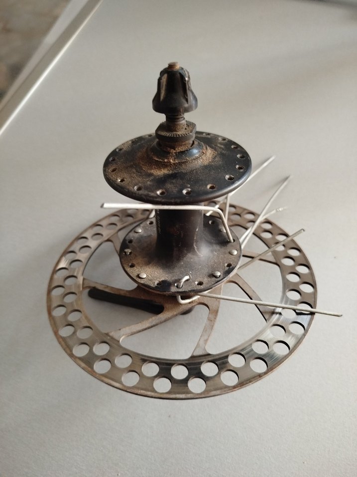 orjinal 
SHIMANO HB-M475 VIAM bisiklet ön jant göbeği disk ile - Görsel 3