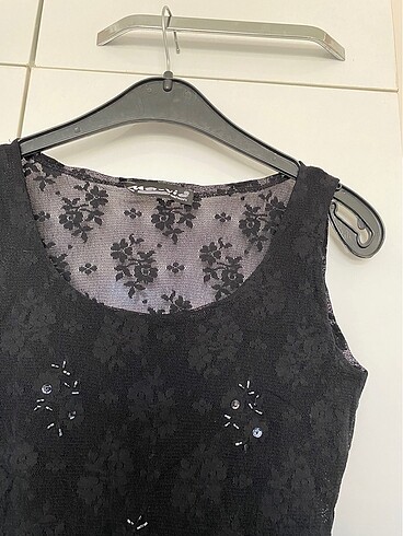 H&M Sırt transpran bluz