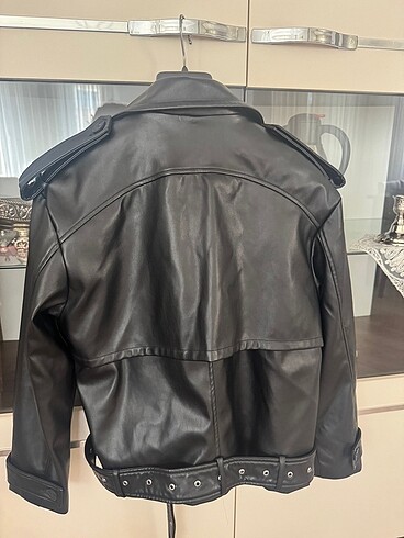 xs Beden siyah Renk Pull&Bear deri biker ceket
