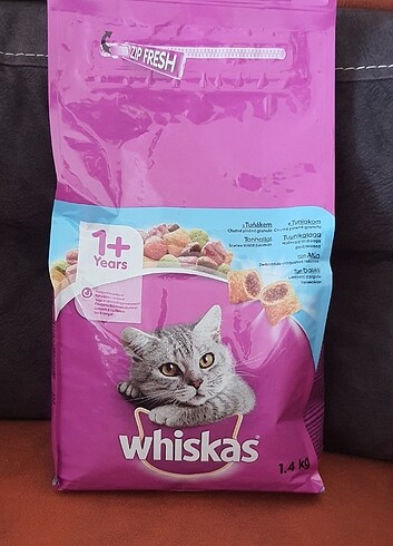 Whiskas Ton Balıklı 1+ yetişkin kedi maması 1400gr