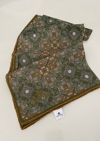 Armine Silkhome soft eşarp Dantel Detaylı Çok Renkli Bohem Kadın Şal
