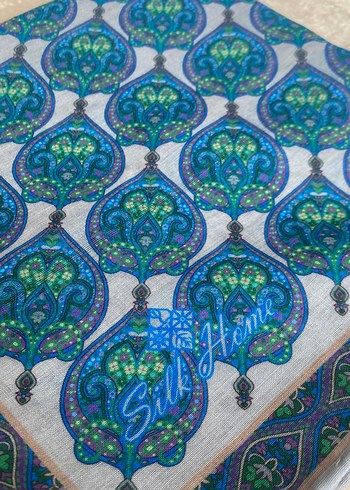Armine Silkhome soft eşarp Dantel Detaylı Çok Renkli Kadın Fular
