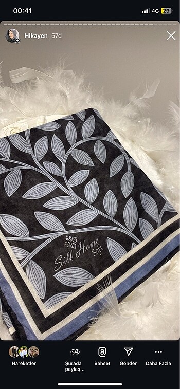 Diğer Silkhome soft eşarp adet fiyatıdır