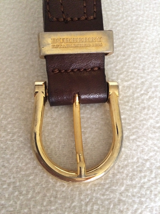 Burberry BURBERRY DERİ KEMER
