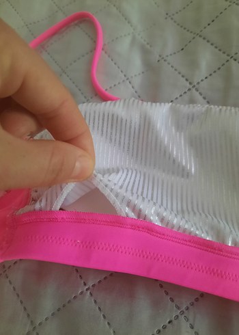40 Beden pembe Renk Pembe Bikini Üstü