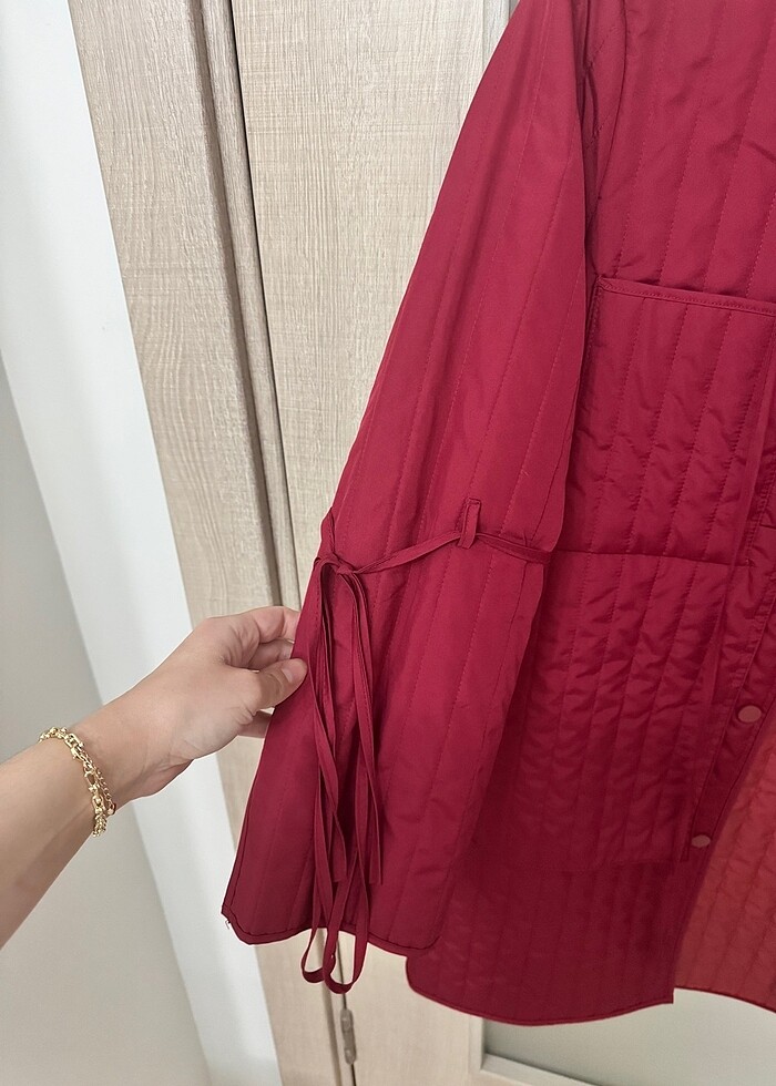 Touche Kırmızı ceket - Görsel 4