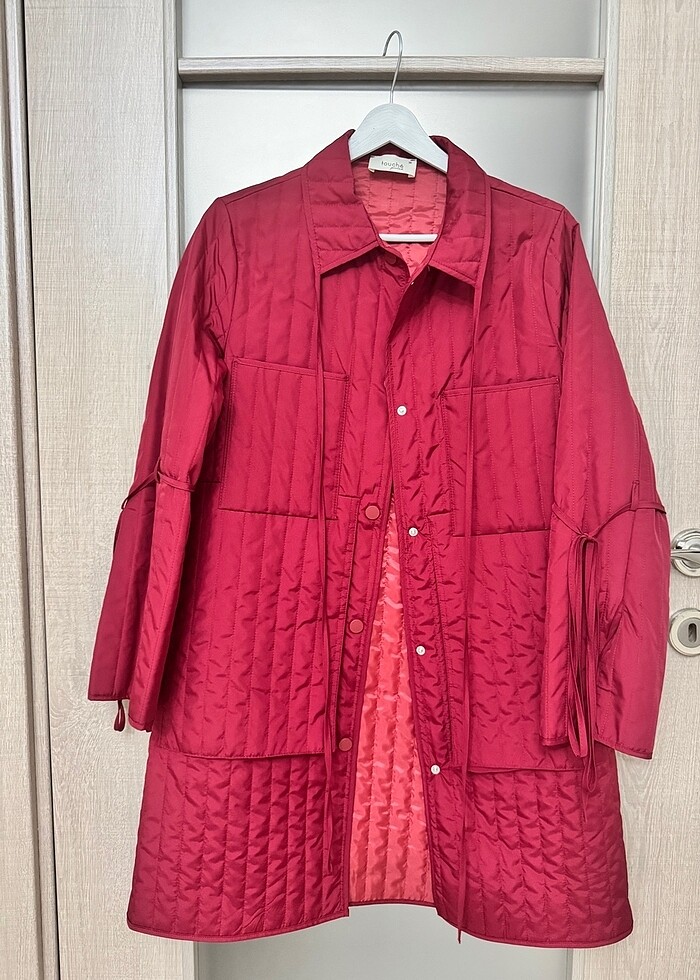 Touche Kırmızı ceket - Görsel 3