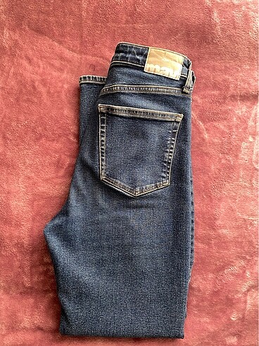 s Beden mavi Renk Mavi Jeans Mom Jean Pantolon