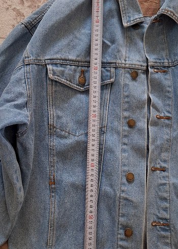 Erkek Oversize Denim- Kot Ceket - Görsel 3