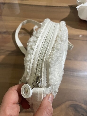 Beden beyaz Renk Peluş çanta