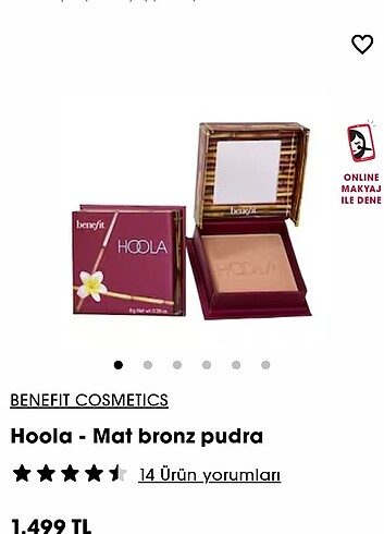 Benefit hoola büyük boy 