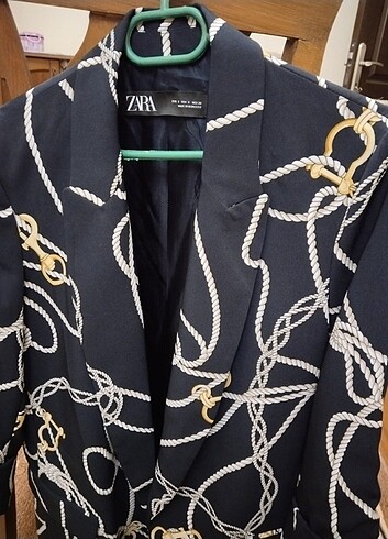 Zara Zara desenli blazer ceket
