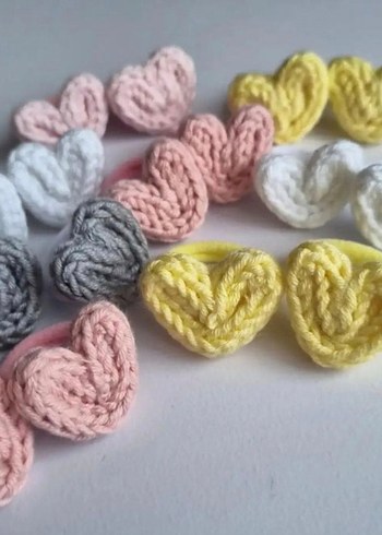 Renkli Nakışlı Fiyonk Saç Tokaları - Görsel 4