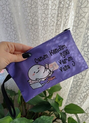 Cüzdan makyaj çantası kalemlik