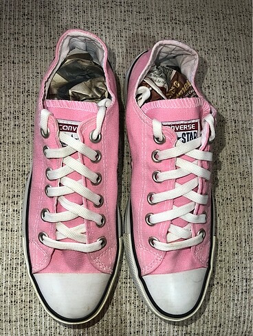 39 Beden pembe Renk Converse ALL STAR ayakkabı (pembe)39 numara