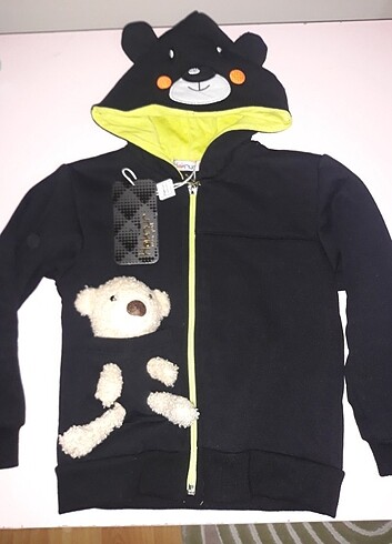 Kapüşonlu unisex sweat 2 3 yaş