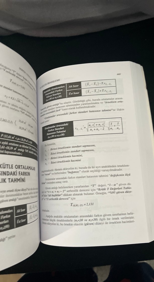 Uygulamalı İstatistik Kitabı - Prof. Dr. Özer Serper - Görsel 2