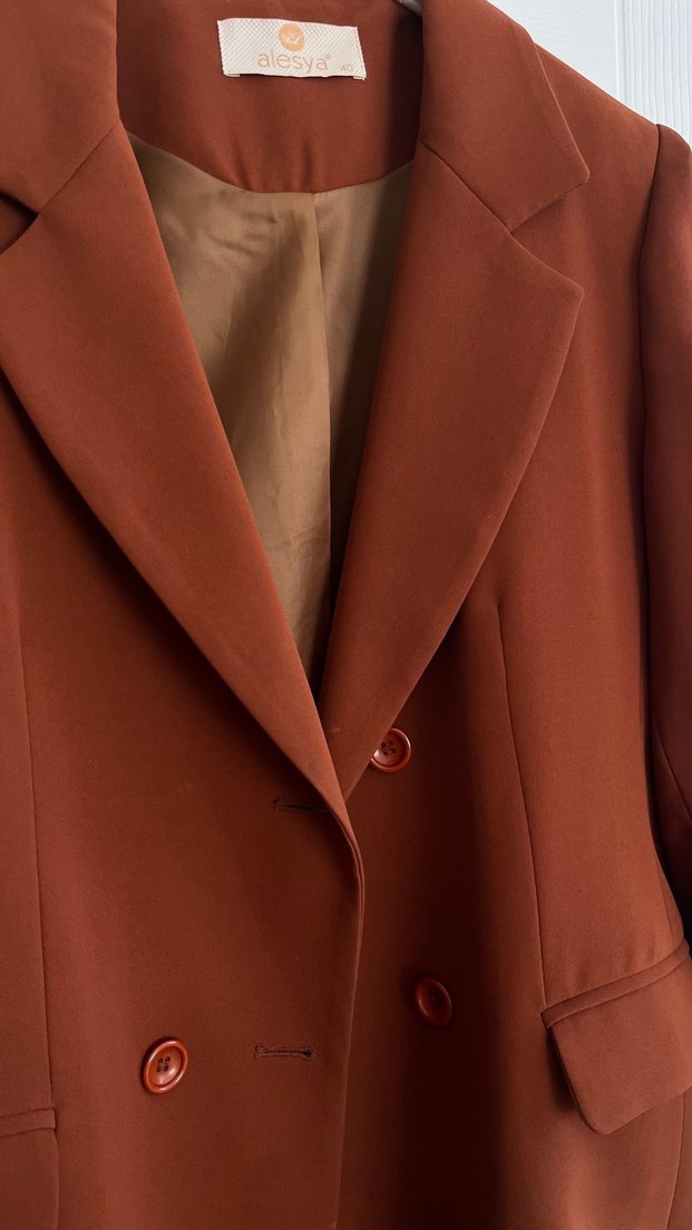 Düğmeli  Blazer - Görsel 2