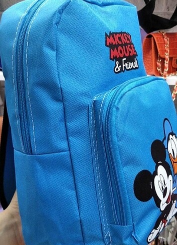  Beden Çocuk çanta, okul çantası, Mickey mouse çanta 