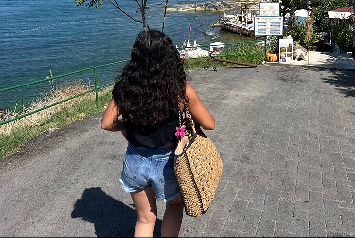 Penti Penti hasır plaj çantası