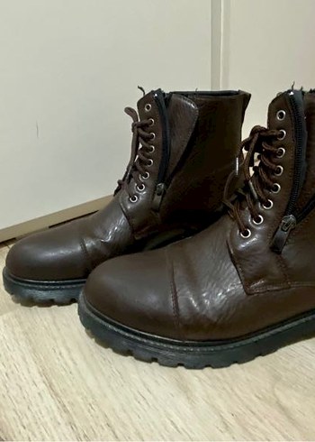 Kahverengi Deri Erkek Botları - Görsel 3