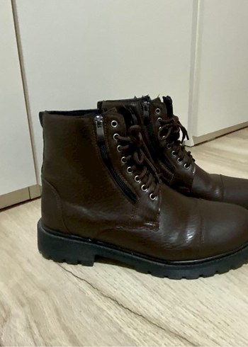 Kahverengi Deri Erkek Botları - Görsel 2