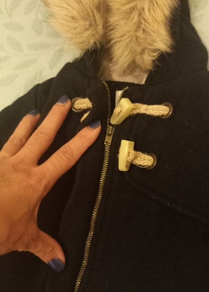 Zara kız çocuk kaban mont - Görsel 5