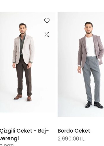 Gri Erkek Ofis Takım Elbise Ceket - Görsel 5