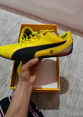 Erkek Sarı Puma Ferrari Drift Spor Ayakkabı - Görsel 3
