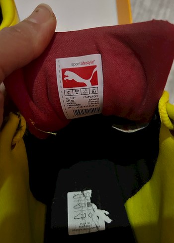 Erkek Sarı Puma Ferrari Drift Spor Ayakkabı - Görsel 4