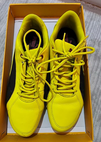 Erkek Sarı Puma Ferrari Drift Spor Ayakkabı - Görsel 2