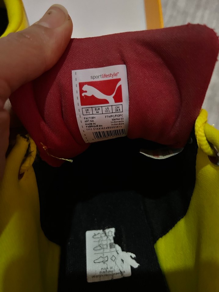 Erkek Sarı Puma Ferrari Drift Spor Ayakkabı - Görsel 4