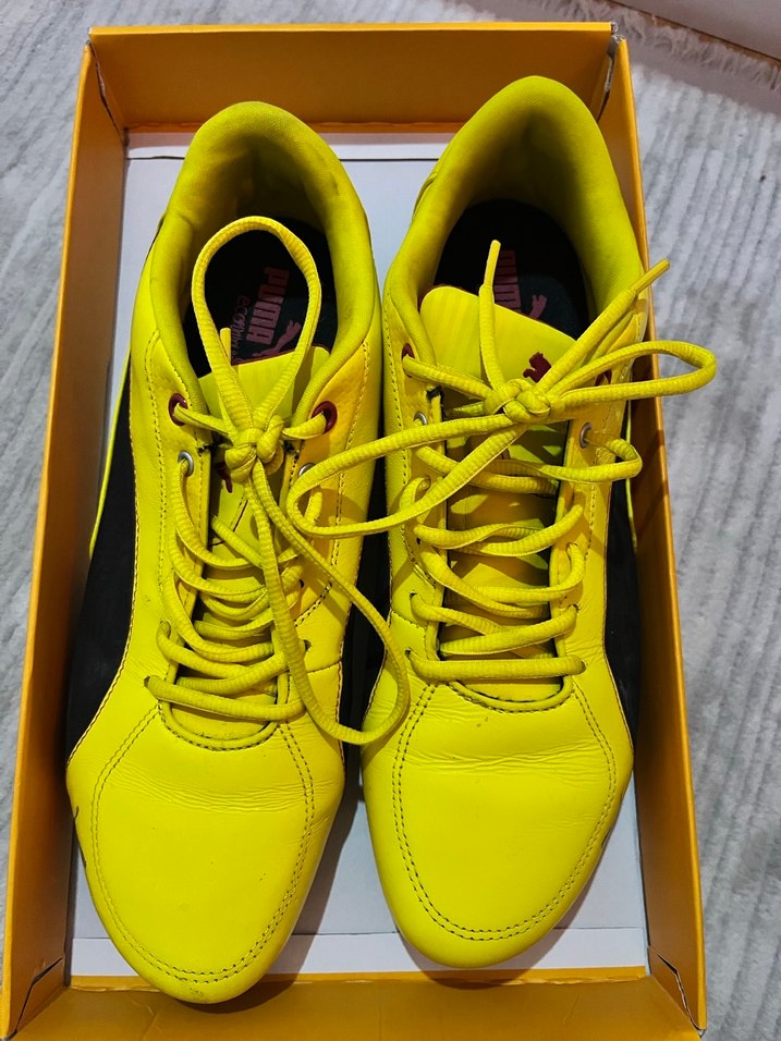 Erkek Sarı Puma Ferrari Drift Spor Ayakkabı - Görsel 2