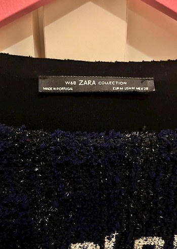 Mavi Triko Kadın Kazak, Uzun Kollu, Rahat Kesim - Görsel 5