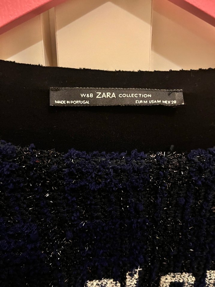 Mavi Triko Kadın Kazak, Uzun Kollu, Rahat Kesim - Görsel 5