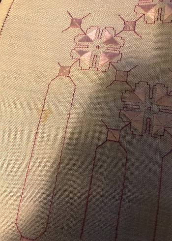 Vintage Nakışlı Ranner - Görsel 5